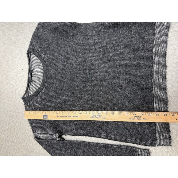 Peruvian Connection Vintage Alpaca Sweater Pullover Gray Black Size XS - Picture 6 of 8